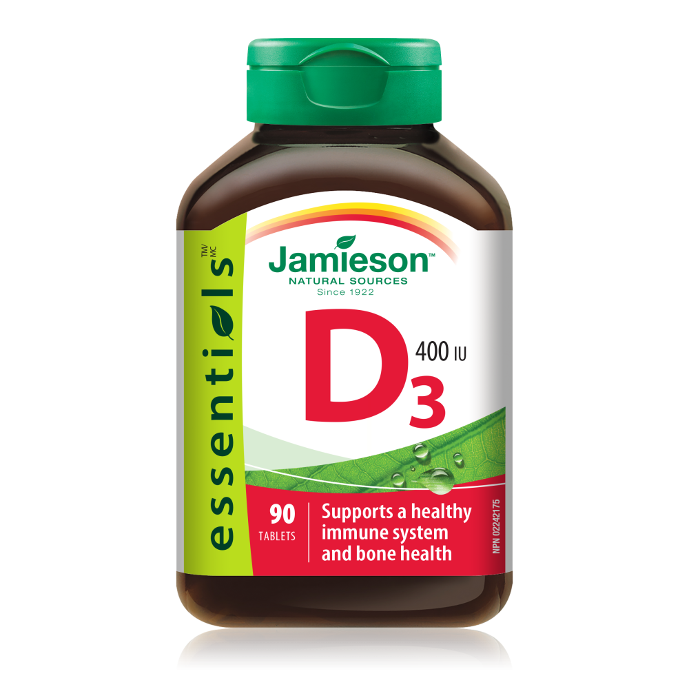 Jamieson Витамин D3 400 UI х90 таблетки - Имунитет