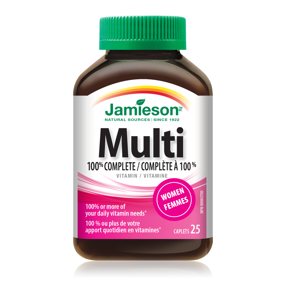 Multi 100% Complete мултивитамини за жени, таблетки х 25, Jamieson -