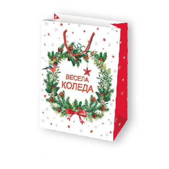 UNICART Торбичка новогодишна НТ5 (L 26х33х14см) микс