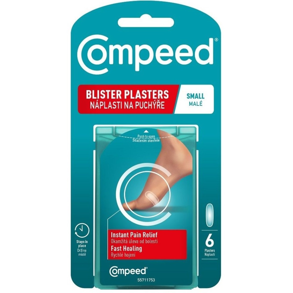 COMPEED BLISTER SMALL 6/ КОМПИЙД ПЛАСТИР ЗА МЕХУРИ Малък размер х 6 бр - Първа помощ