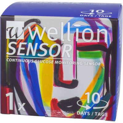 WELLION SENSOR за 10 дни х 1 бр ГЛЮКОЗЕН СЕНЗОР