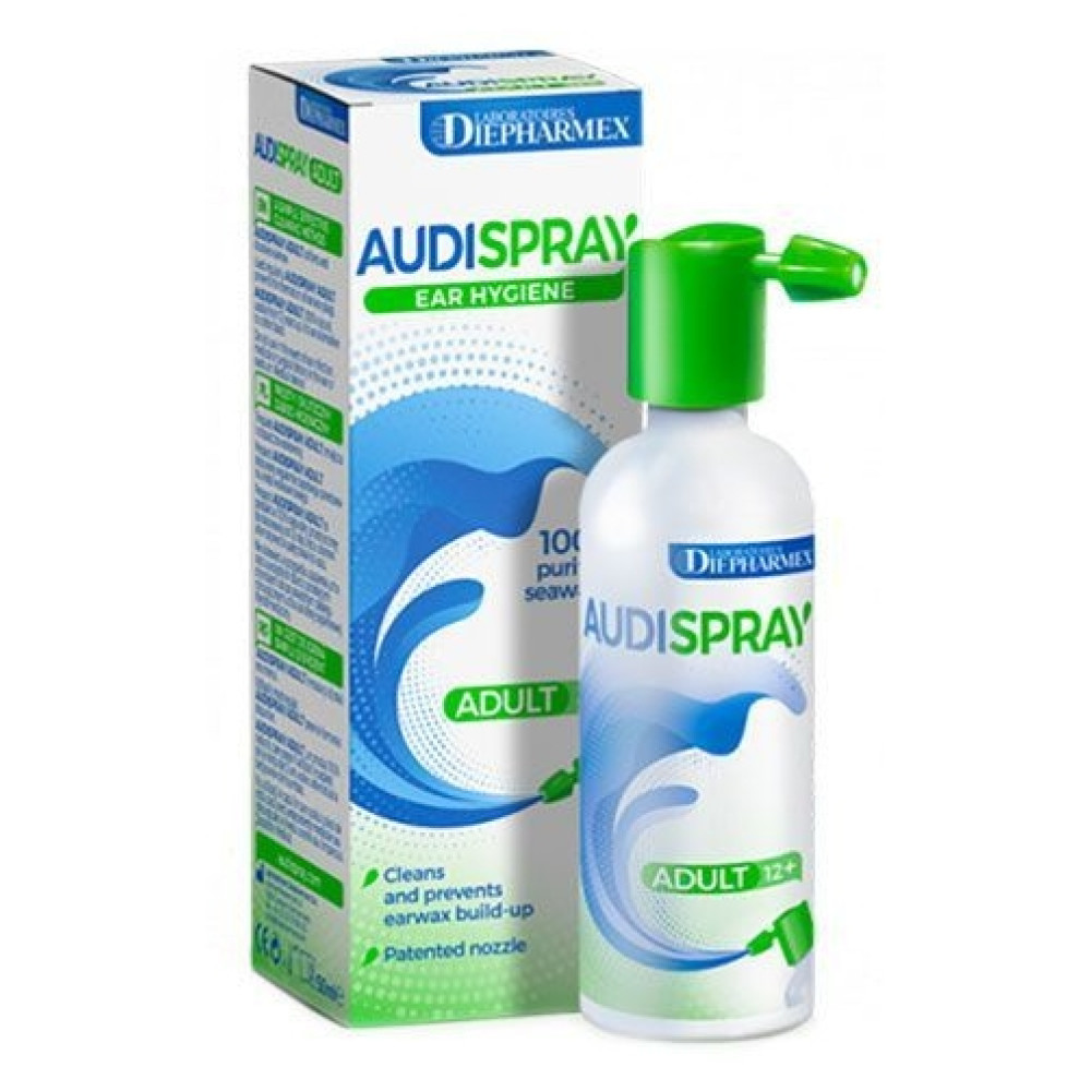 Audispray (Аудиспрей) Спрей за почистване на уши, за възрастни, 50 мл -