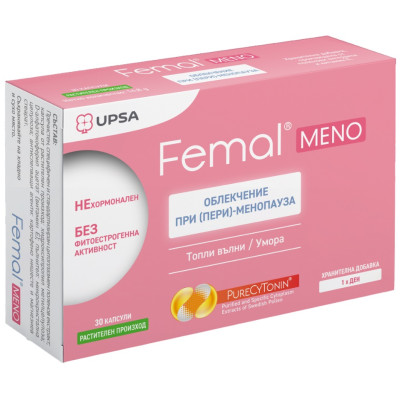 ФЕМАЛ МЕНО при перименопауза и менопауза капс /Поленови екстракти, Вит Е/ х 30 бр