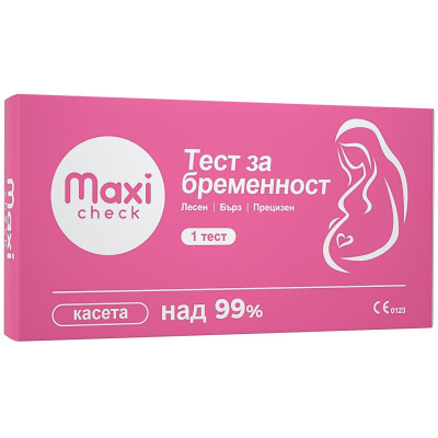 ТЕСТ ЗА БРЕМЕННОСТ MAXI CHECK касета х 1 бр