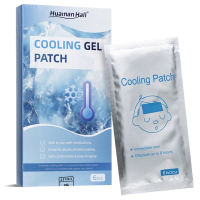 Cooling Gel Patch/ Охлаждащ гел пластир (при фебрилни състояния ) с действие до 8 часа x 6 бр