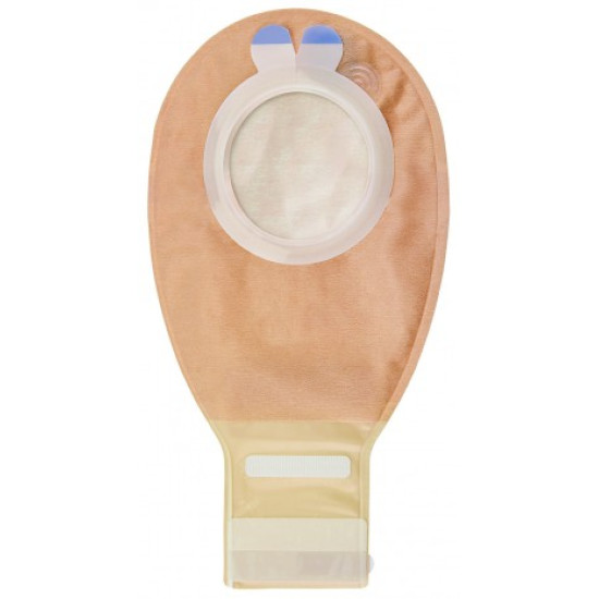 Aurum 2 Ileostomy Pouches 55 mm Илеостомна двукомпонентна източваща се торбичка с филтър, 55 мм х 1 бр бежова
