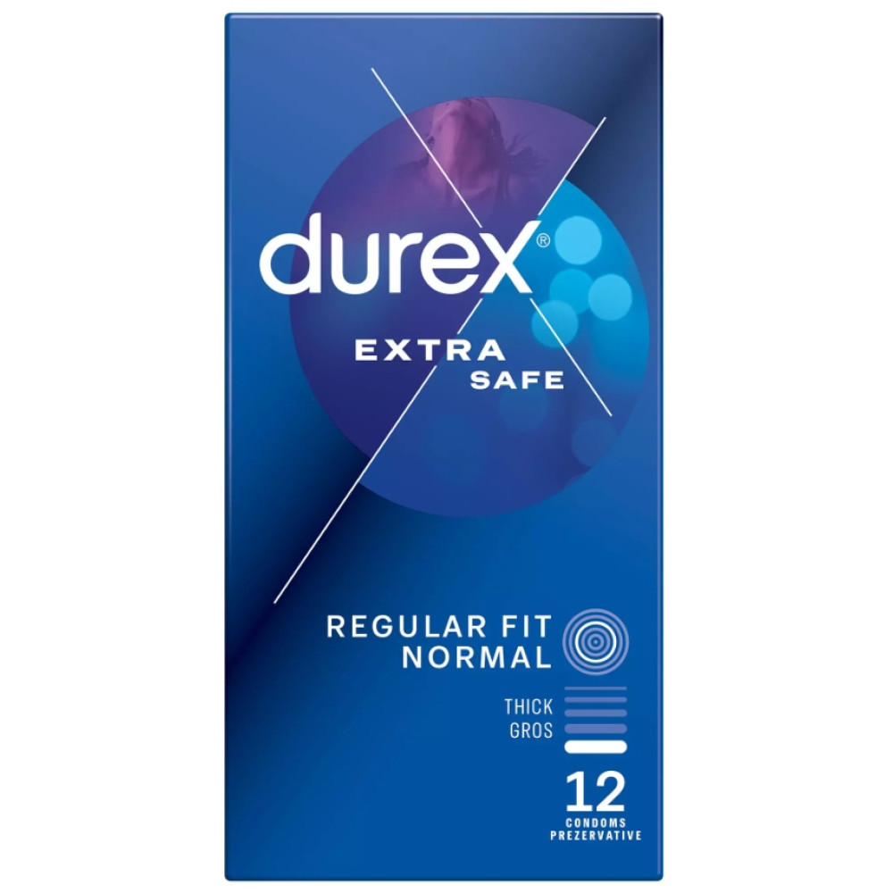 ПРЕЗЕРВАТИВИ DUREX EXTRA SAFE х 12 бр - Лични предпазни средства