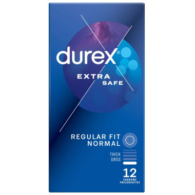 ПРЕЗЕРВАТИВИ DUREX EXTRA SAFE х 12 бр