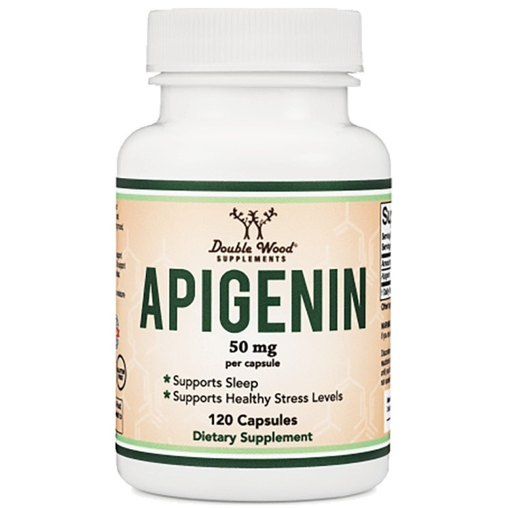 APIGENIN/ АПИГЕНИН капс 50 мг х 120 бр DOUBLE WOOD - Нервна система