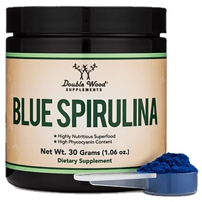 BLUE SPIRULINA/ СИНЯ СПИРУЛИНА прах 30 г DOUBLE WOOD