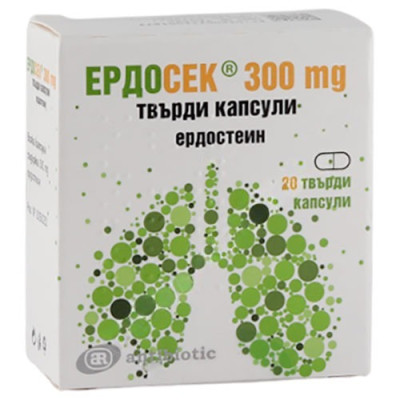 ЕРДОСЕК капс 300 мг х 20 бр