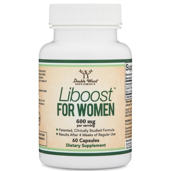 LIBOOST FOR WOMEN/ ДАМИАНА капс за хормонален баланс за жени 300 мг х 60 бр DOUBLE WOOD