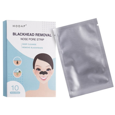 Blackhead Removal Nose Pore Strip/ Пластири за премахване на черни точки (за нос) x 10 бр HODAF