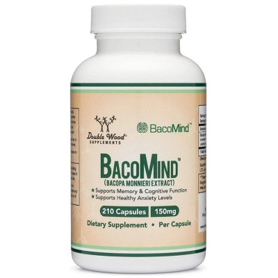 BACOMIND /BACOPA MONNIERI EXTRACT/ БАКОПА МОНИЕРИ капс 150 мг х 210 бр DOUBLE WOOD