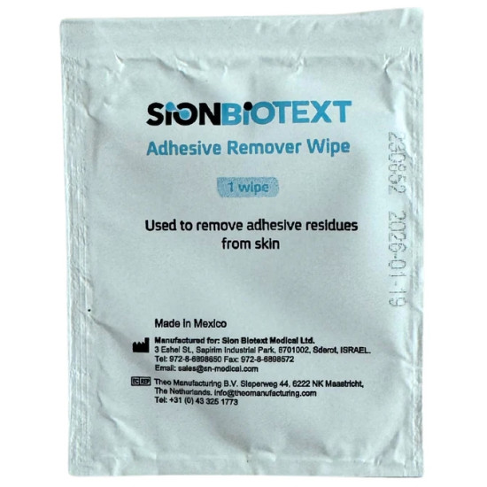 Sion Wipes Adhesive Remover кърп. за поч. на адхезив. ост. x 1 бр
