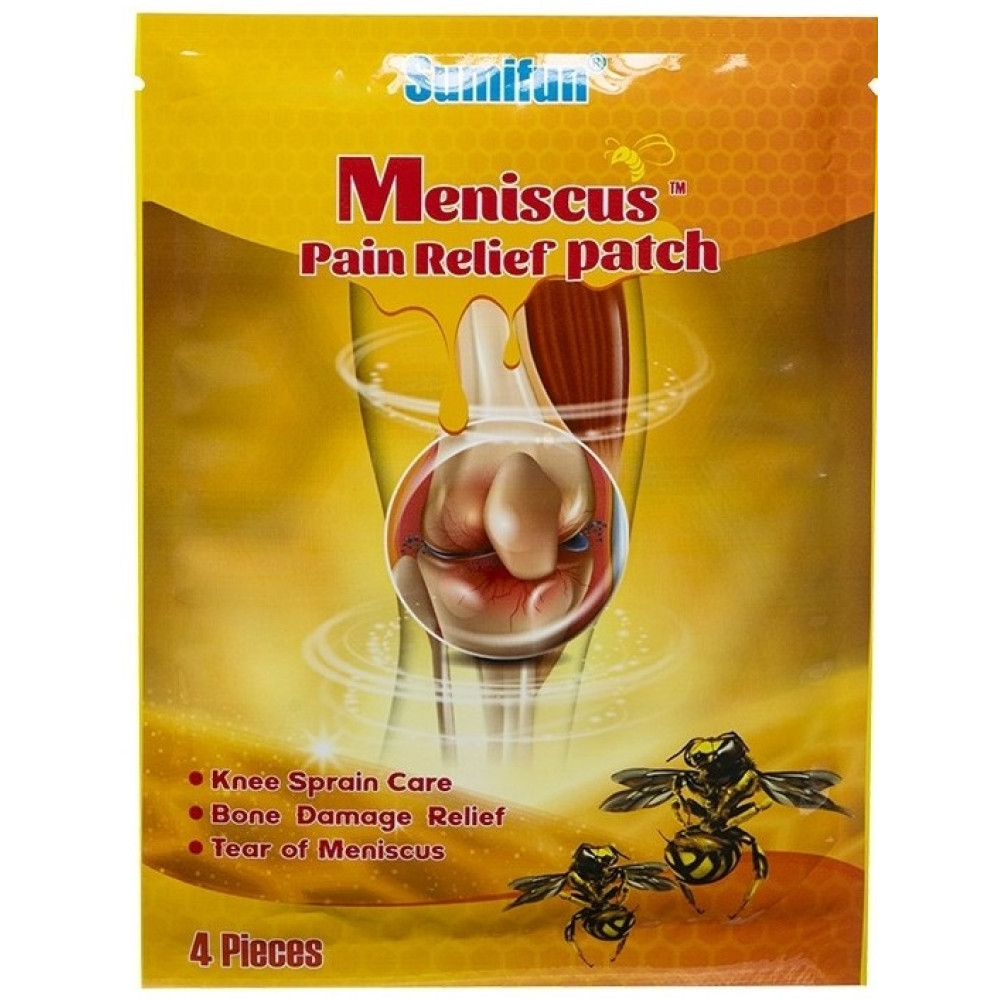 MENISCUS PAIN RELIEF PATCH/ пластири при болки в менискуса и ставите х 4 бр - Мускулна система