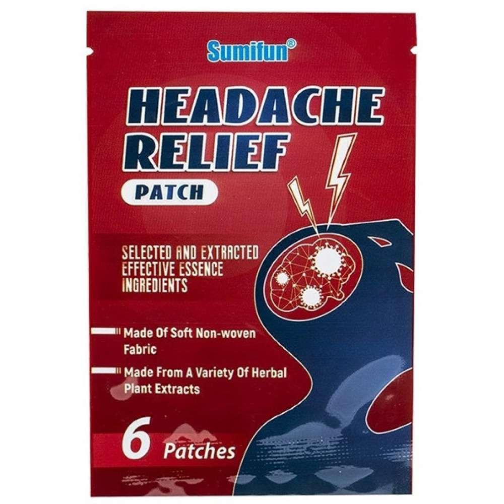HEADACHE RELIEF PATCH/ Пластири против главоболие х 6 бр - Мускулна система