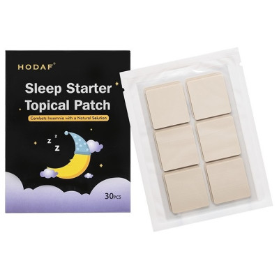 SLEEP STARTER TOPICAL PATCH/ Пластири за сън с мелатонин х 30 бр HODAF