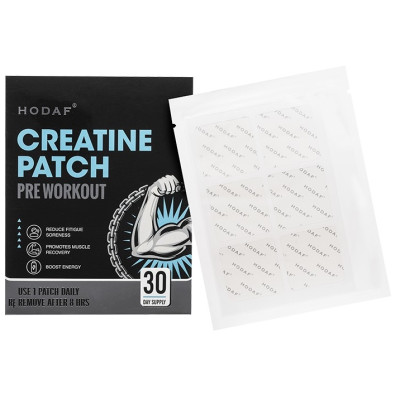 CREATINE PATCH пласири с креатин, таурин и витамин B12 за сила и издръжливост х 30 бр HODAF