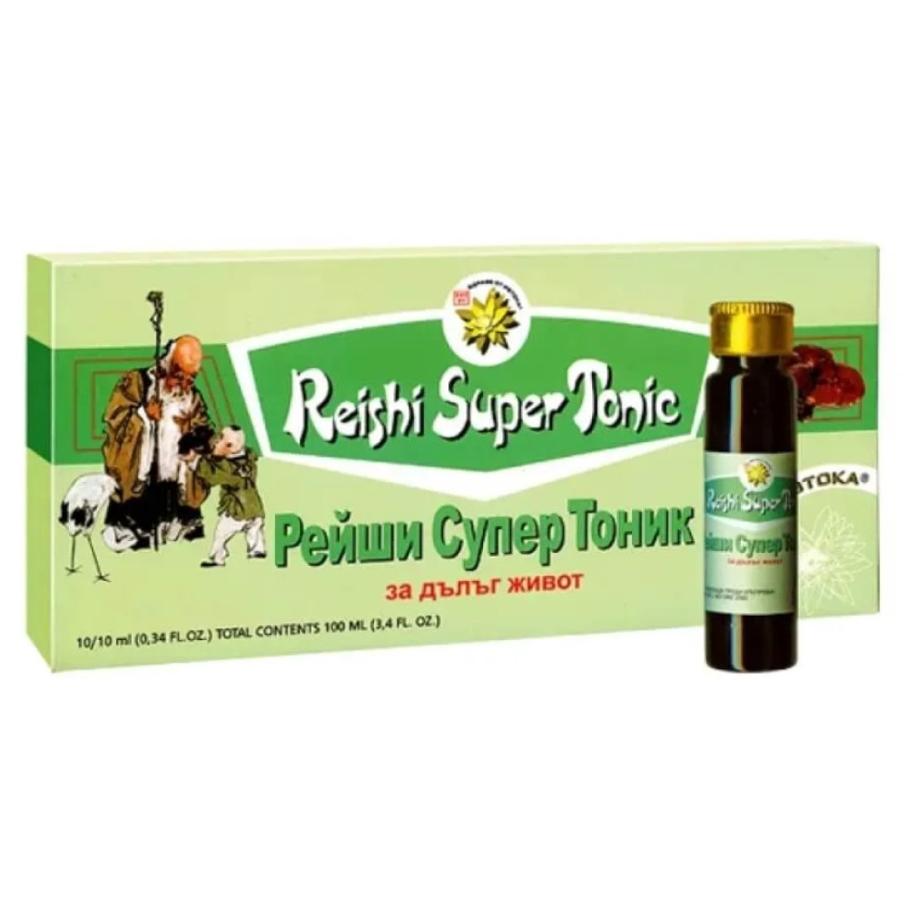 ЖЕН-ШЕН + РЕЙШИ фл 10 мл х 10 бр - Витамини, минерали и антиоксиданти