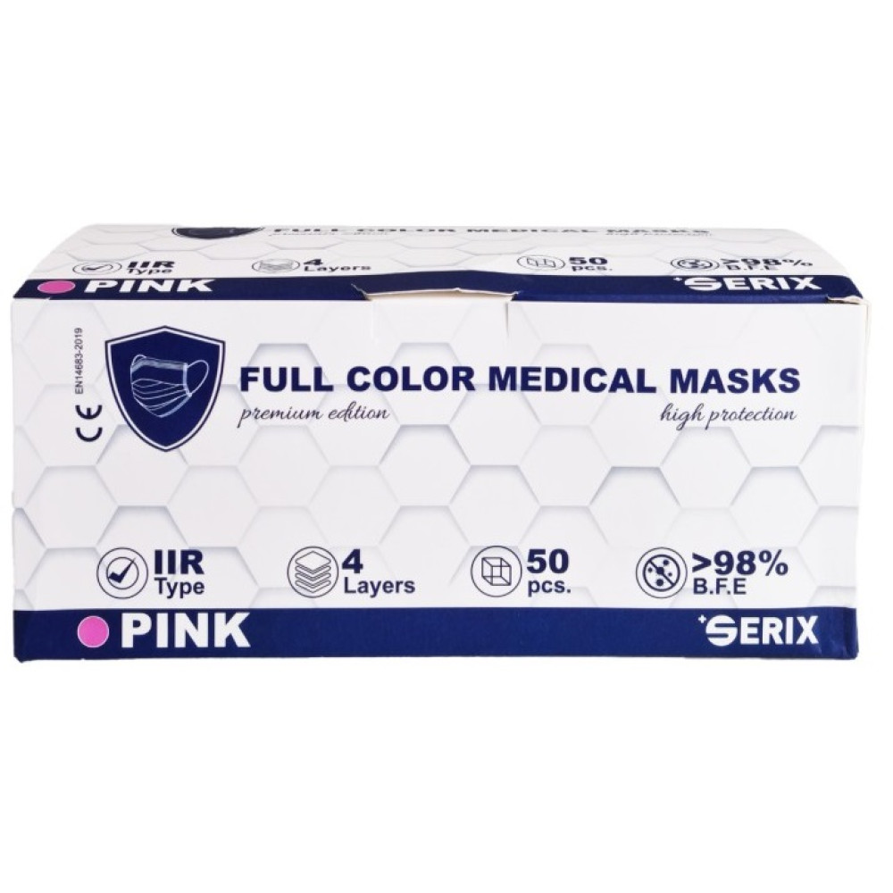 МАСКА ЗАЩИТНА ЗА ЛИЦЕ ТРИСЛОЙНА ADVENT х 50 бр ЧЕРНИ - Лични предпазни средства