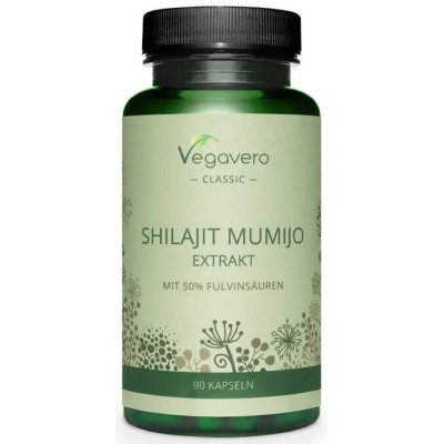 SHILAJIT MUMIJO EXTRAKT ШИЛАЖИТ (МУМИО) капс за имунитет и издръжливост х 90 бр ВЕГАВЕРО
