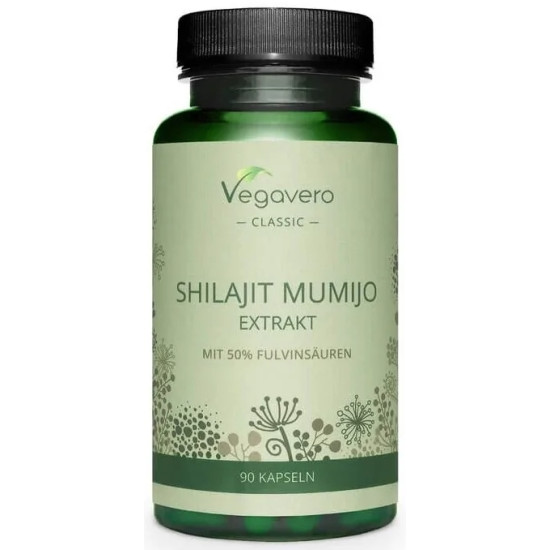 SHILAJIT MUMIJO EXTRAKT ШИЛАЖИТ (МУМИО) капс за имунитет и издръжливост х 90 бр ВЕГАВЕРО