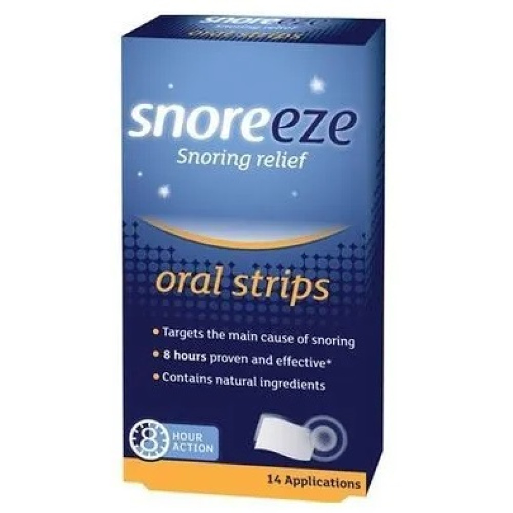 Snoreeze (Снорийз) Лентички против хъркане, 14 ленти за уста, Инова -