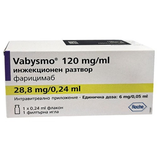 ВАБАЙЗМО инж р-р 120 мг/мл фл 0.175 мл + игла