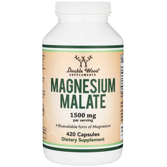 MAGNESIUM MALATE МАГНЕЗИЕВ МАЛАТ капс 75 мг х 420 бр DOUBLE WOOD