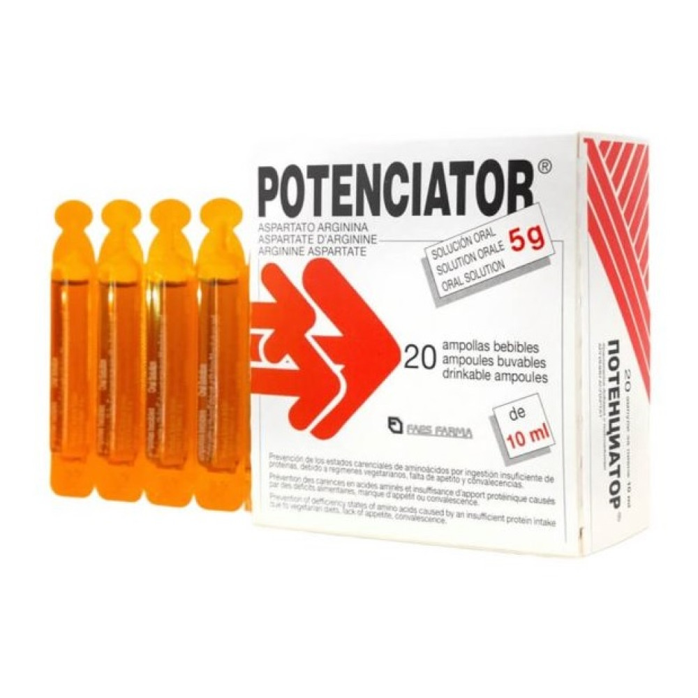 Potenciator 10 ml of 20 ampoules / Потенциатор 10 мл 20 ампули - Памет и концентрация Potenciator 10 ml of 20 ampoules / Потенциатор 10 мл 20 ампули - Памет и концентрация