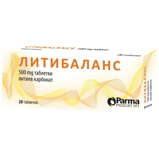 ЛИТИБАЛАНС табл 500 мг х 20 бр
