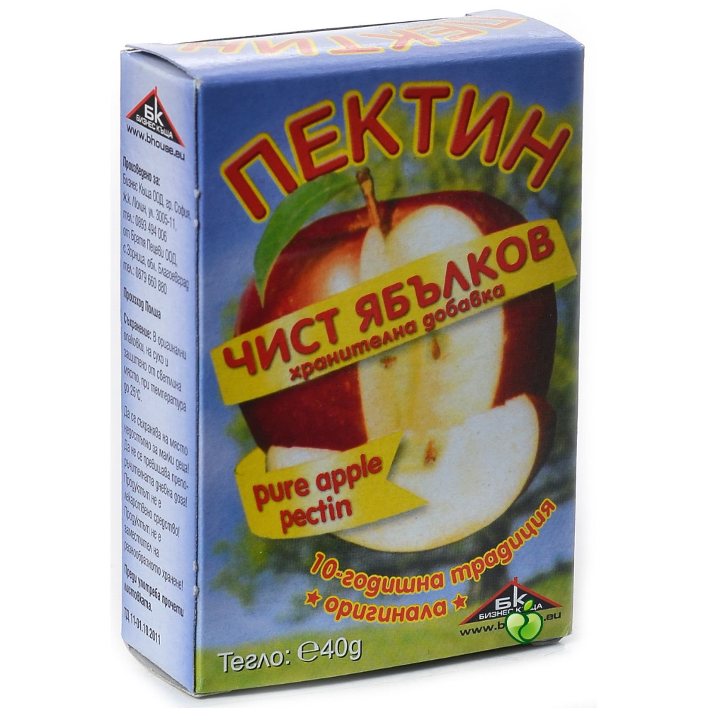 Pectin apple sugar-free powder 40 g / Пектин ябълков без захар прах 40 гр - Храносмилане Pectin apple sugar-free powder 40 g / Пектин ябълков без захар прах 40 гр - Храносмилане