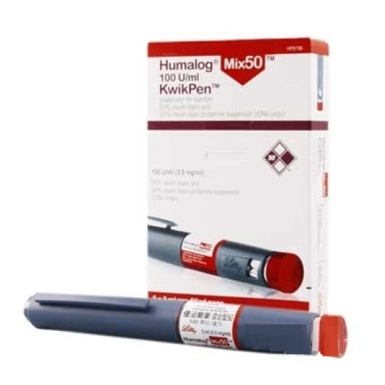 ХУМАЛОГ МИКС 50 KwikPen сусп. инж. 100 IU/ мл х 10 бр