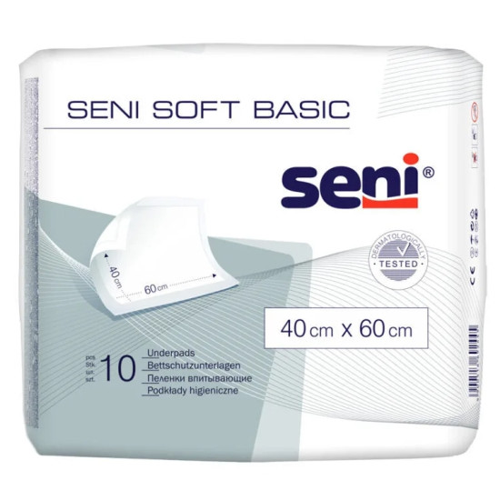 SENI SOFT BASIC чаршаф 40/60 см х 10 бр
