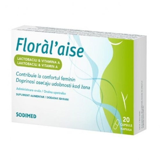 ФЛОРАЛЕС FLORAL’AISE интимен пробиотик капс х 20 бр