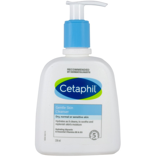 CETAPHIL GENTLE SKIN CLEANSER нежна почистваща емулсия за лице или тяло за суха нормална и чувствителна кожа 236 мл