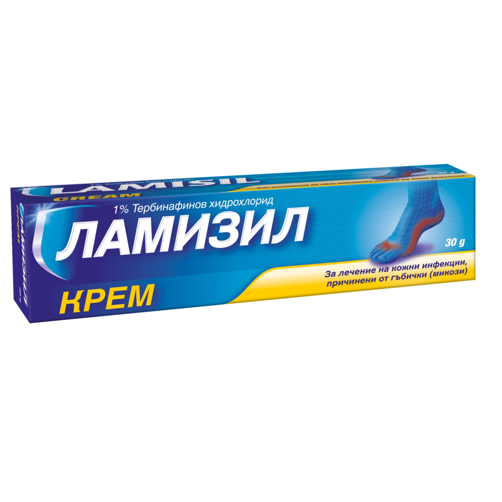 Ламизил 1 % Крем за лечение на кожни инфекции, причинени от гъбички х30 грама - Кожни проблеми Ламизил 1 % Крем за лечение на кожни инфекции, причинени от гъбички х30 грама - Кожни проблеми