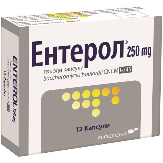 ЕНТЕРОЛ капс 250 мг x 12 бр