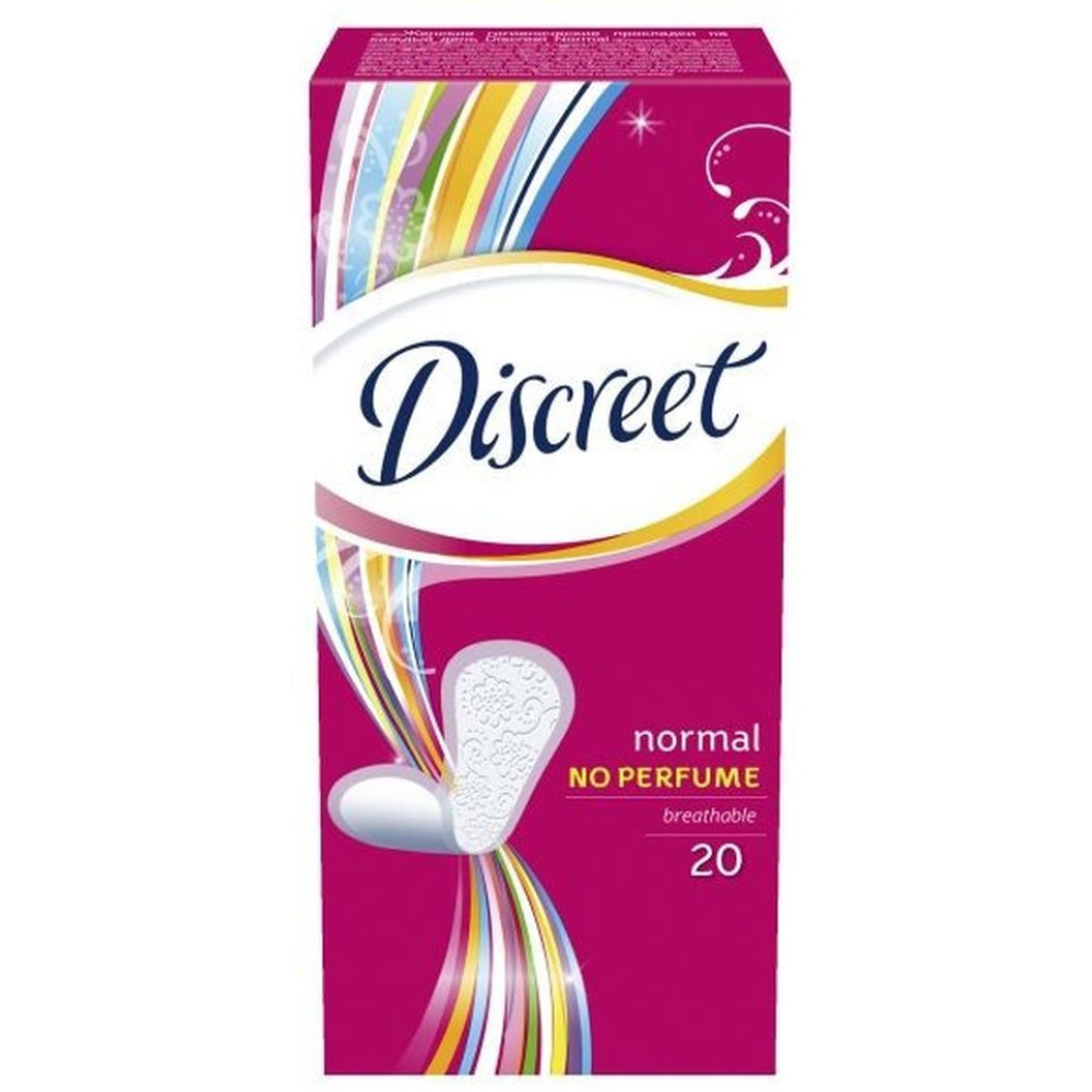 Women's dressings Discreet daily normal 20 pcs / Дамски превръзки Дискрийт ежедневни нормал 20 бр - Превръзки и тампони