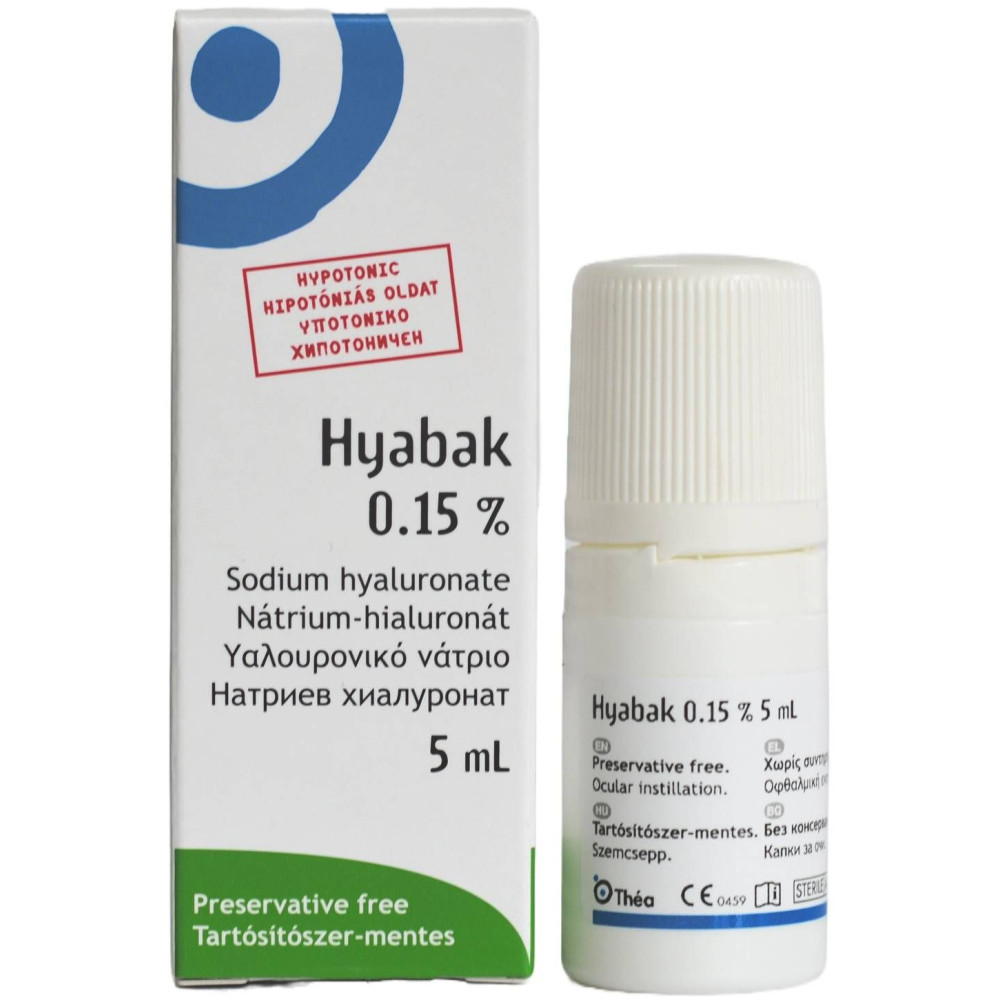 Hyabak Protector eye drops 0,15% 5 ml / Хиабак Протектор капки за очи 0.15% 5 мл - Очи и зрение