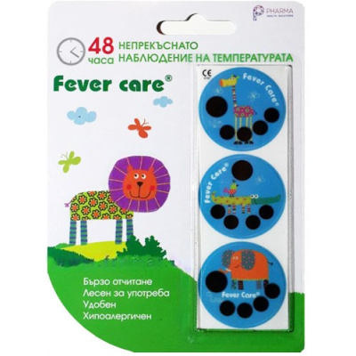 ЛЕПЕНКА ЗА ТЕМТЕРАТУРА х 3 бр FEVER CARE