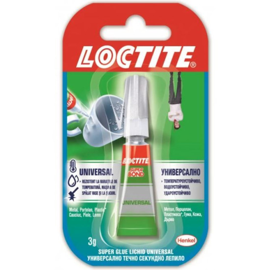 LOCTITE SUPER BOND секундно лепило 3 г