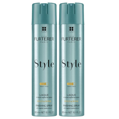 РЕНЕ FURTERER DUO STYLE FINISHING SPRAY растителен фиксиращ лак за коса 2 бр х 300 мл ПРОМО