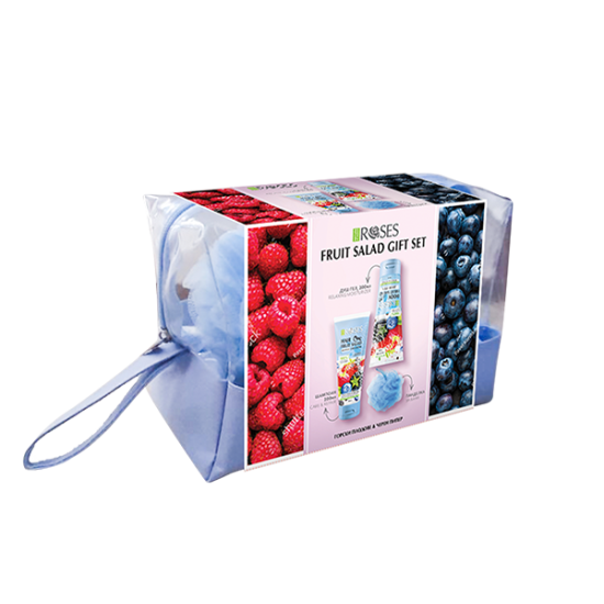 NATURE OF AGIVA ROSES FRUIT SALAD ПОДАРЪЧЕН КОМПЛЕКТ ГОРСКИ ПЛОДОВЕ & ЧЕРЕН ПИПЕР /шампоан 200 мл + маска 200 мл + панделка/