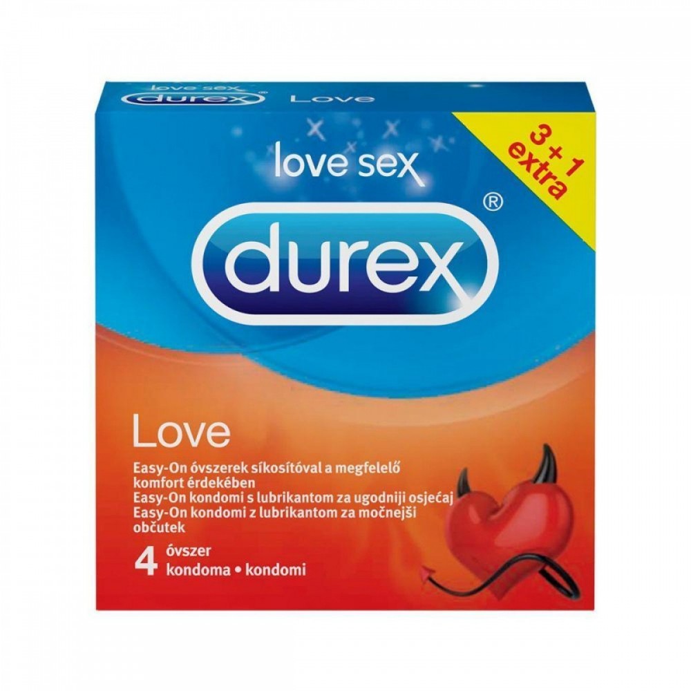 Durex Love Презервативи 4 бр - Презервативи