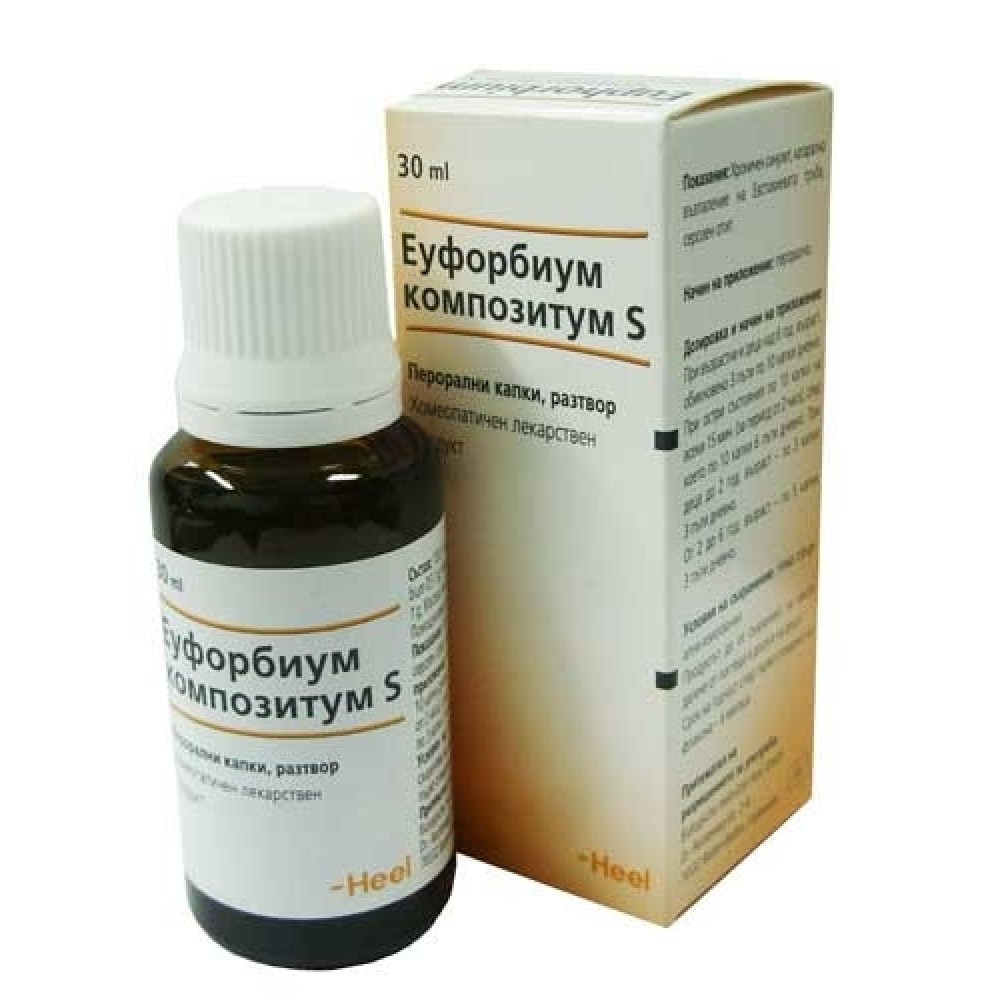 Euphorbium compositum oral drops 30 ml / Еуфорбиум Композитум перорални капки 30 мл - Комплексна хомеопатия