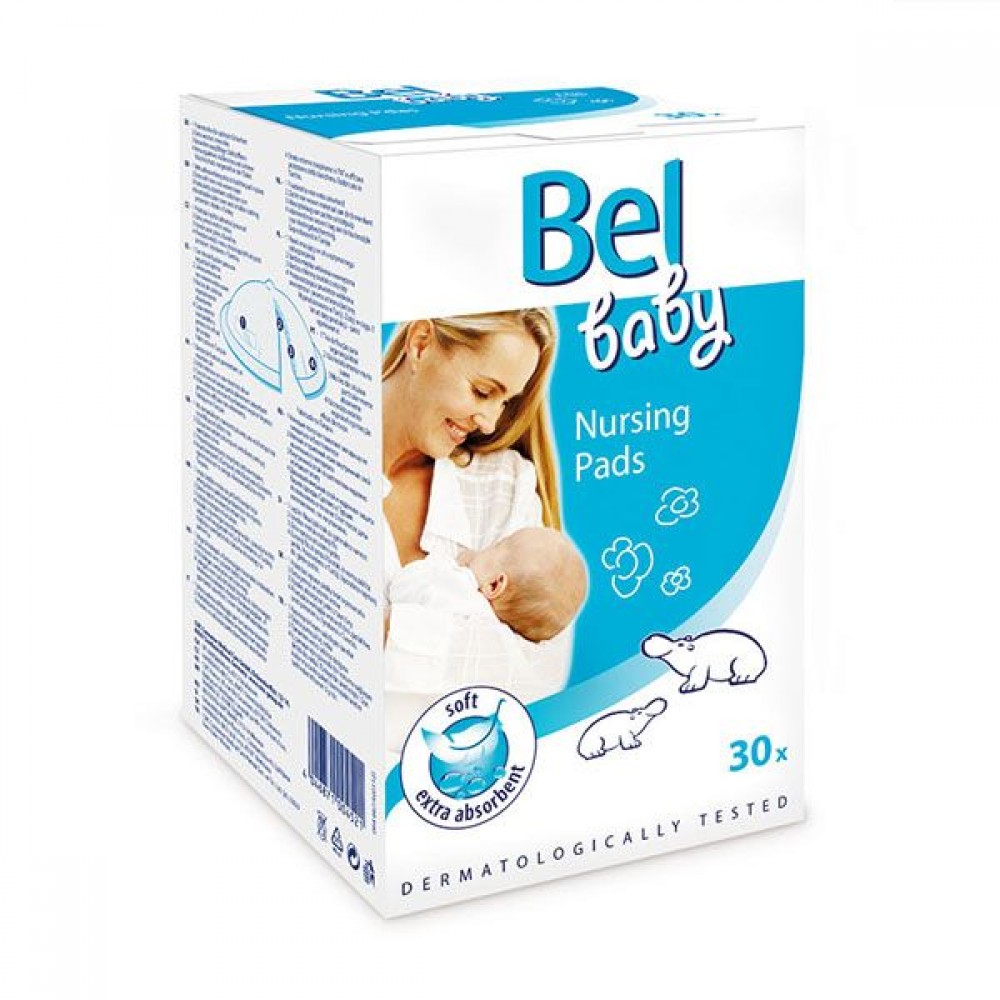 Bel Baby Nursing Pads подплънки за кърмачки х 30 броя -