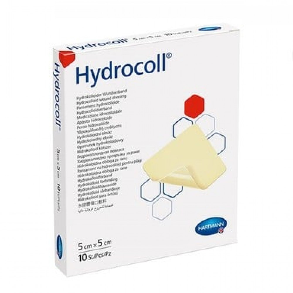 Hartmann Hydrocoll самозалепваща абсорбираща хидроколоидна превръзка 5см./5см. х 1 брой -