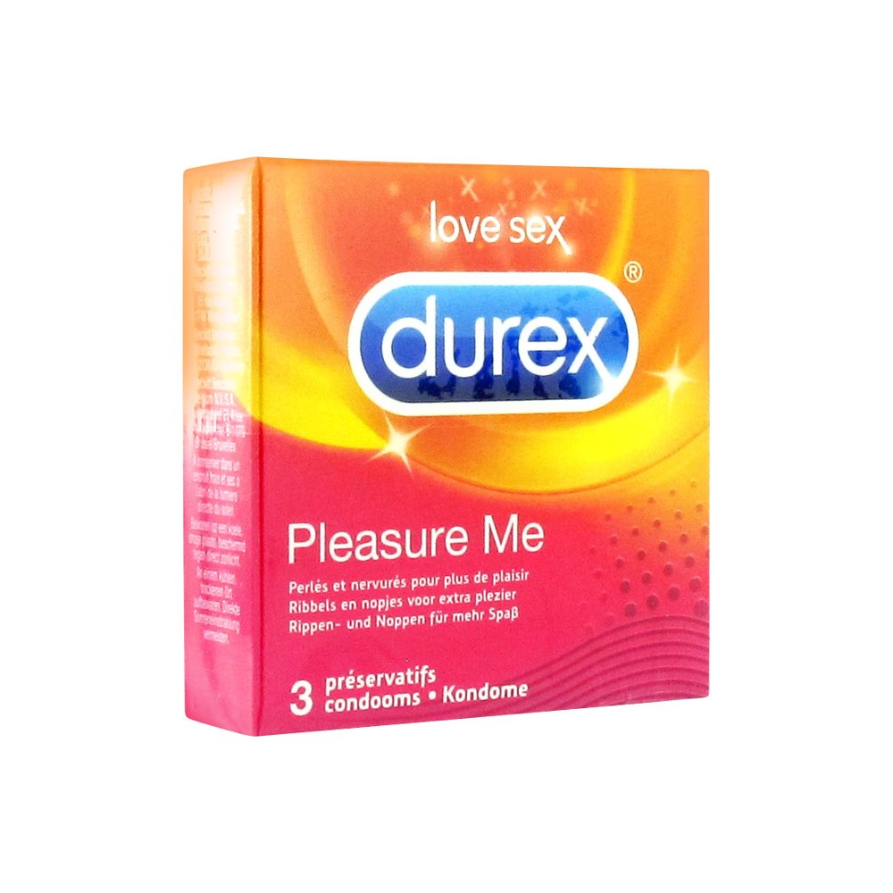 Durex PleasureПрезервативи 3 бр - Презервативи